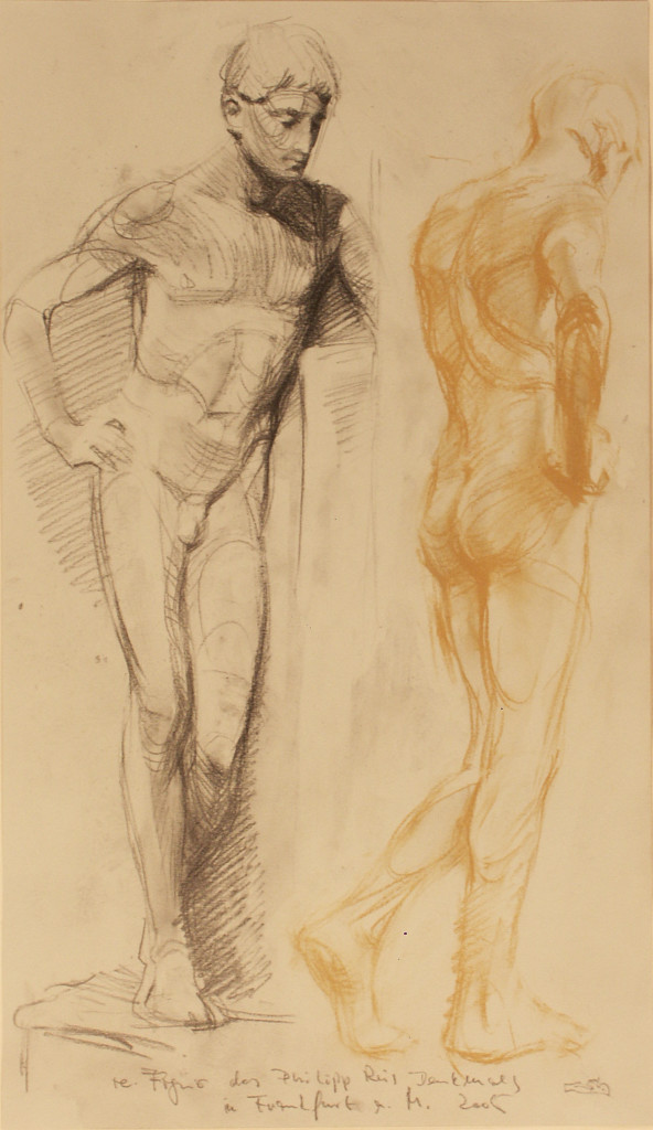 Denkmal für Philipp Reis, den   Erfinder des Telefon  Frankfurt a. Main