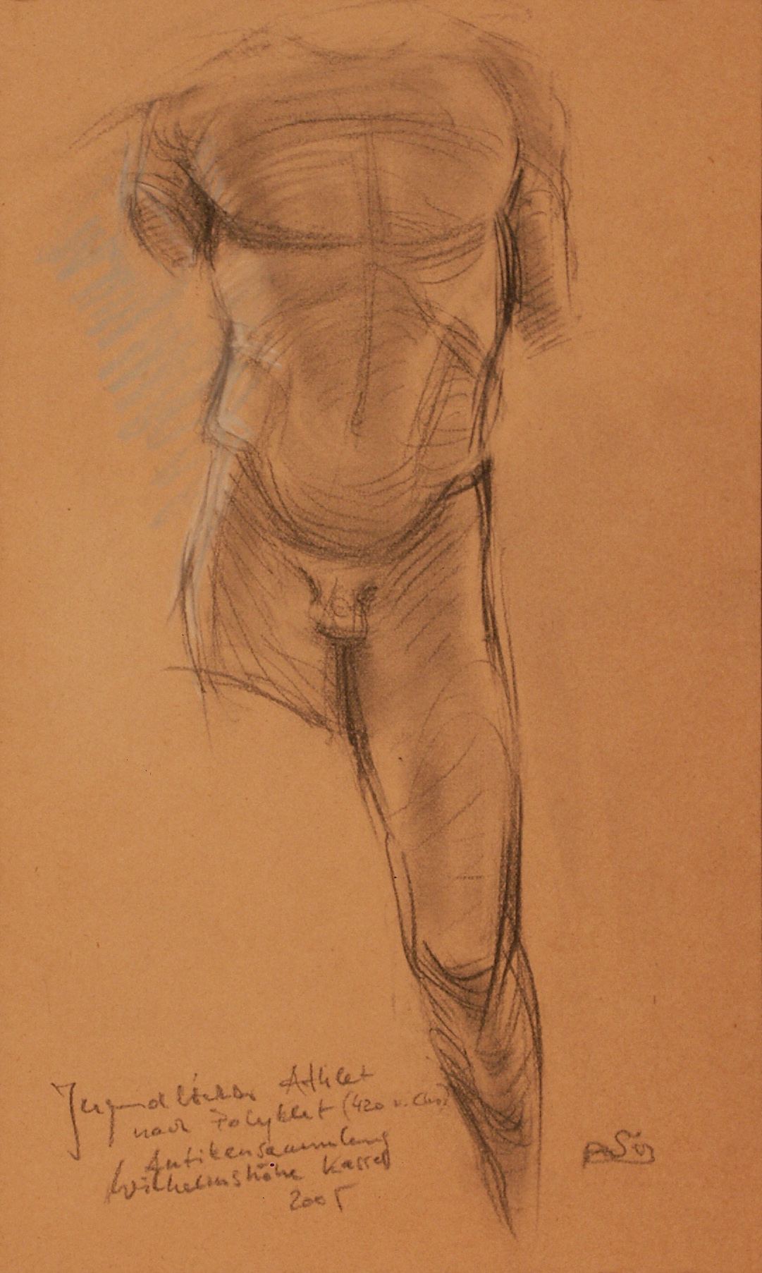 jugendlicher Athlet (röm. Kopie n. Polyklet) Antikensammlung Wilhelmshöhe Kassel