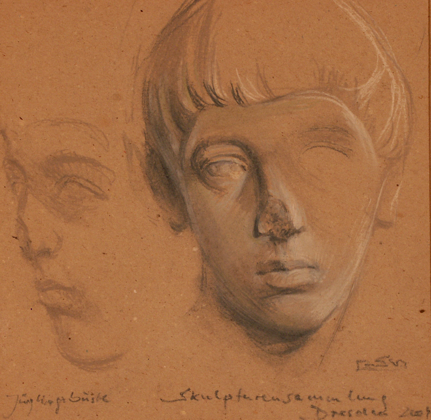 Gipsbüste Skulpturensammlung Dresden