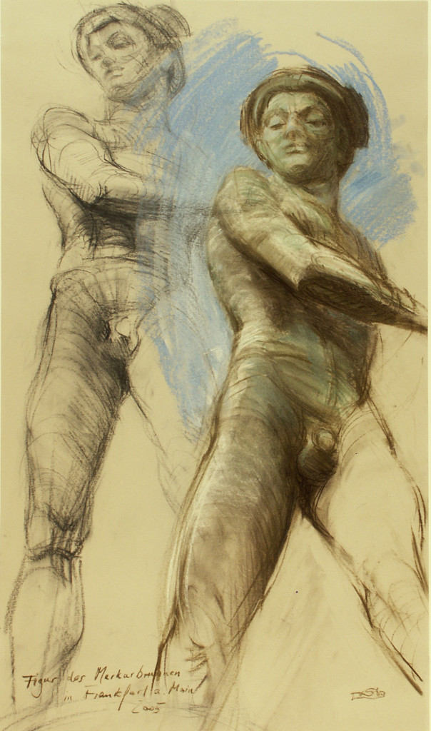 Figur des Merkurbrunnens
Frankfurt a. Main