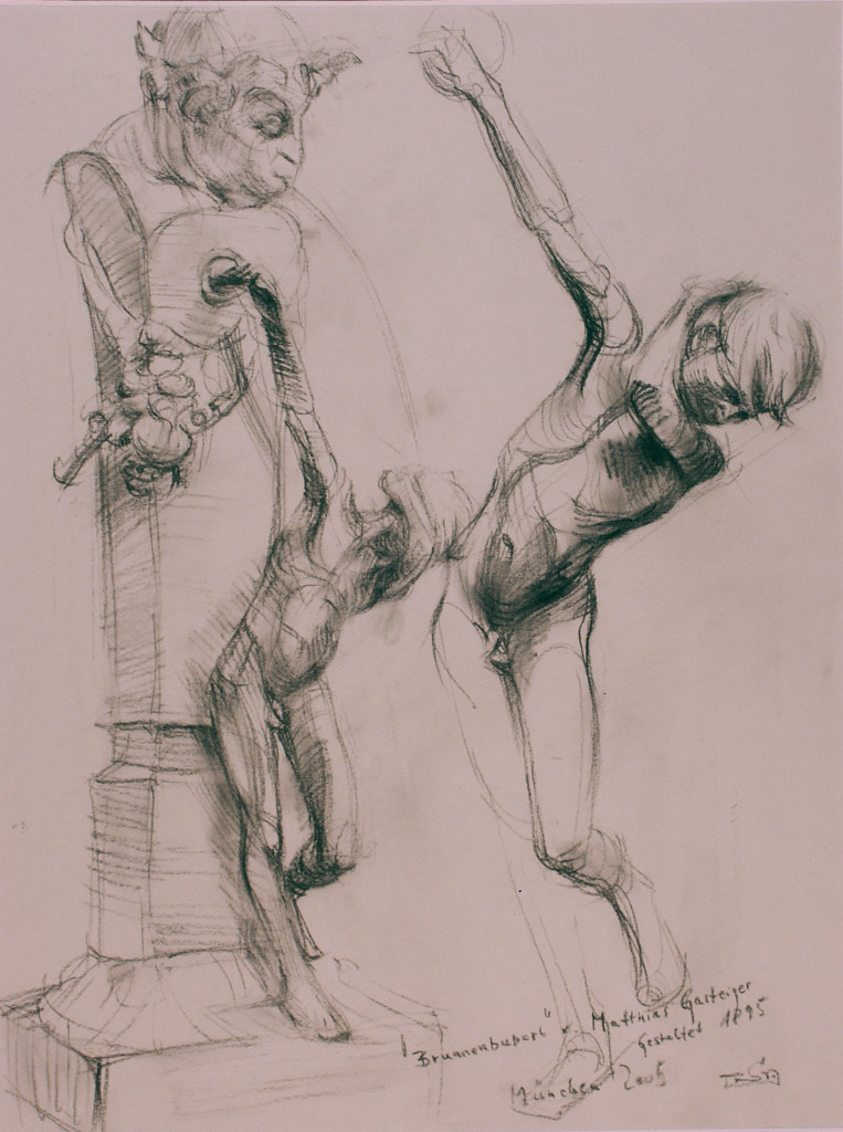 " Brunnenbuberl " M. Gasteiger  1895     München