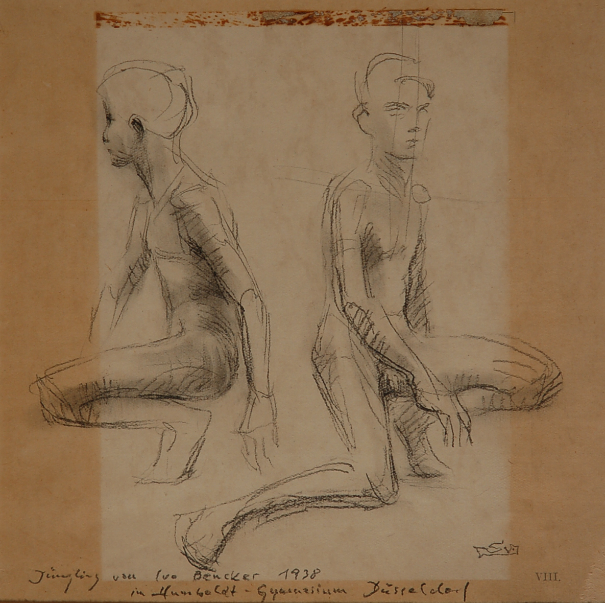 Jüngling von Ivo Becker 1938, Humboldt - Gymnasium, Düsseldorf