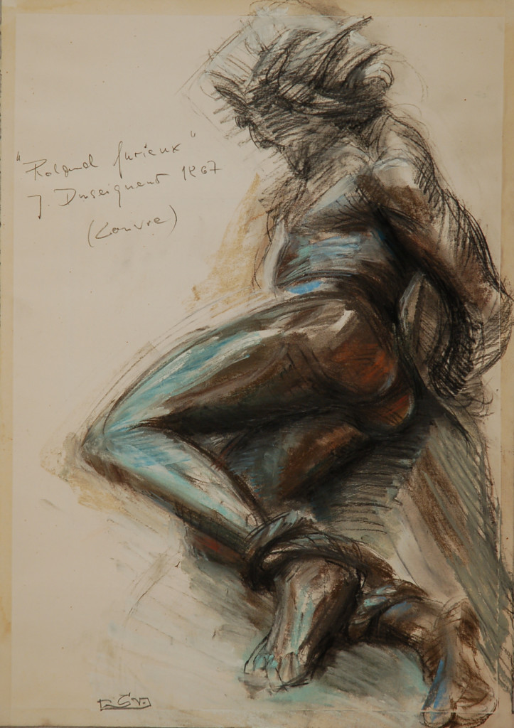 "Roland furieux"  J. Duseigneur
1867,   Louvre  Paris