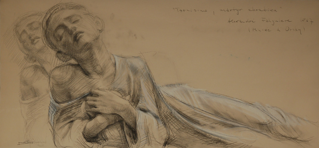 "Tarcisius, martyr chretien" A.Falguiere  1867,   Museé d´ Orsay  Paris