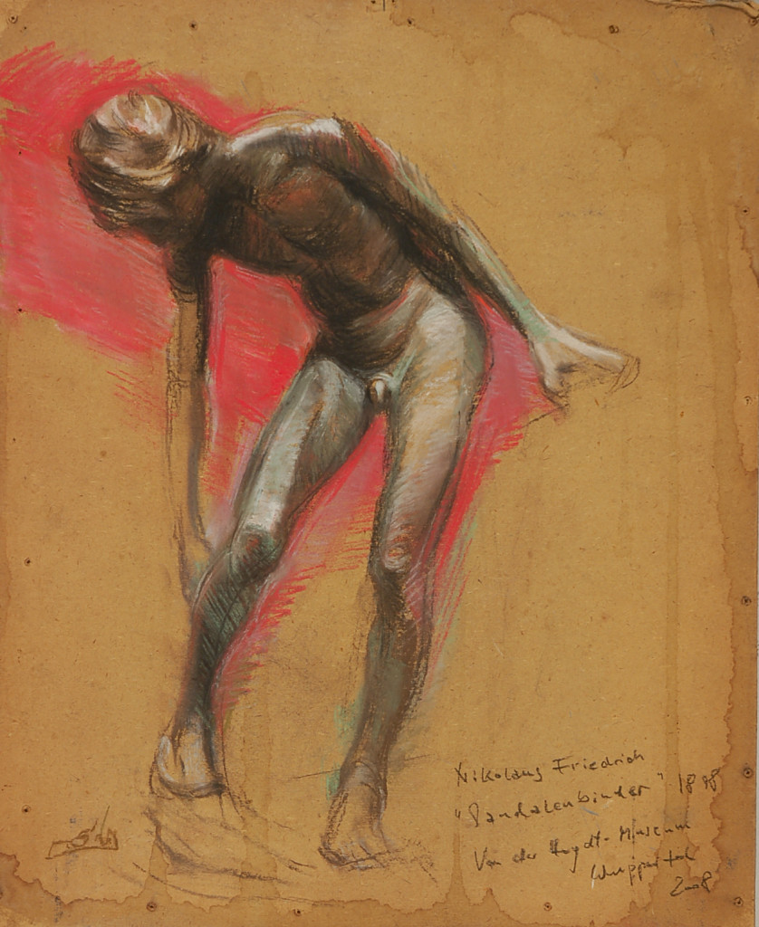 "Sandalenbinder" N. Friedrich  1898
Von der Heydt Museum Wuppertal