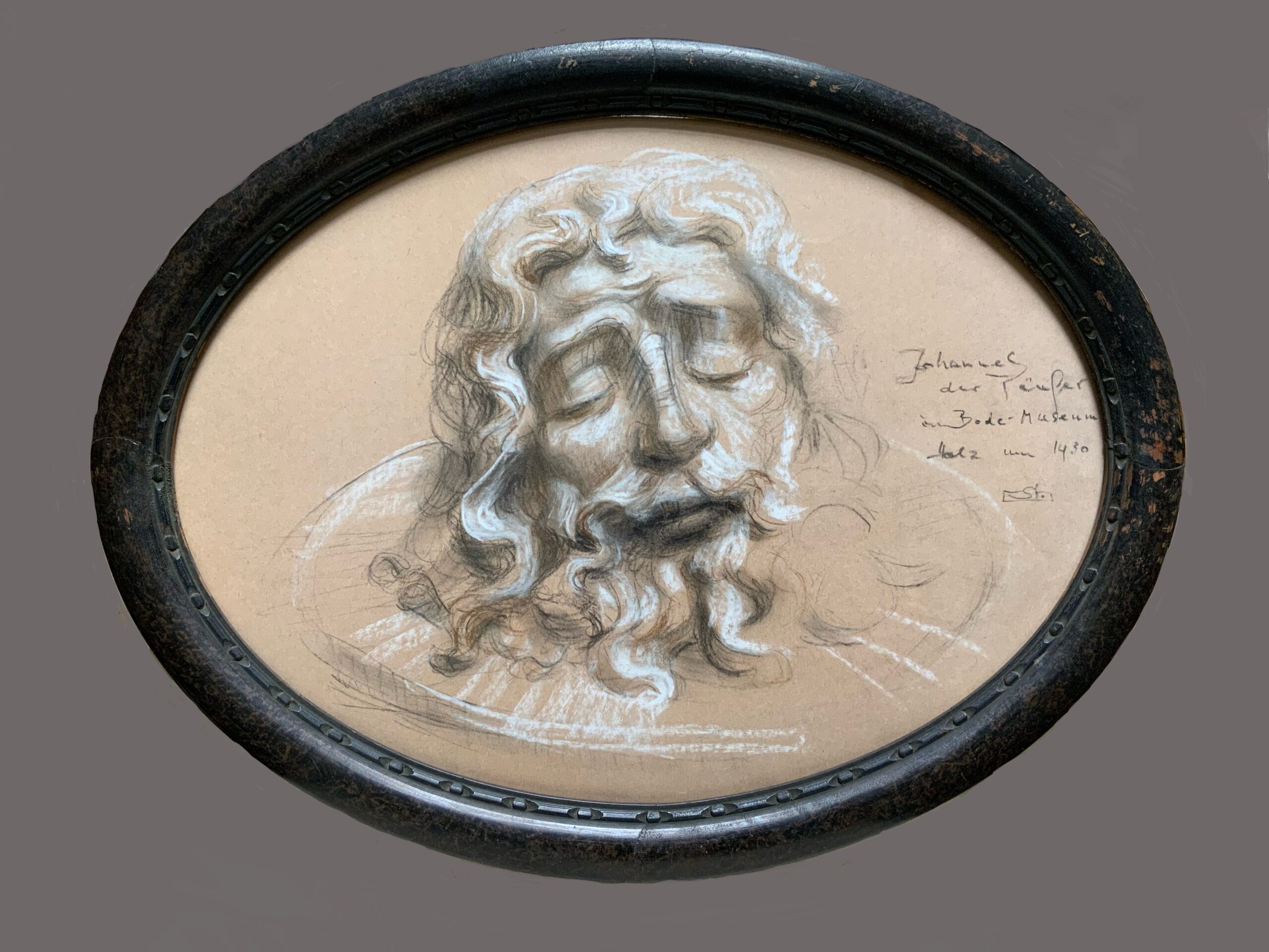 Johannes der Täufer – gotisches Schnitzwerk um 1430 – Bode-Museum Berlin 2023